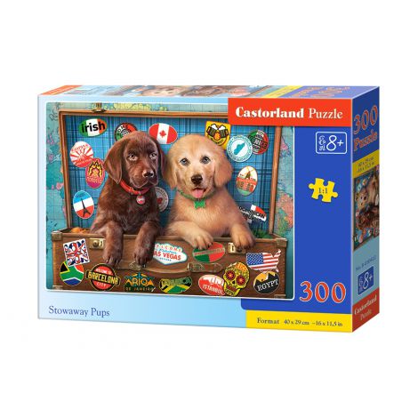 Puzzle Castorland 300el Szczeniaki na gapę